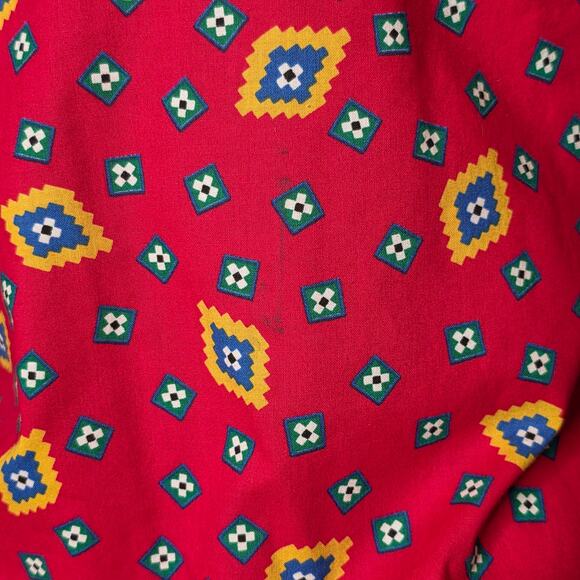 VTG Circle T Square Dance Western Shirt – Eyelet Yoke, sz 13/14 - Picture 6 of 8